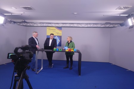 Video recording of a panel discussion 