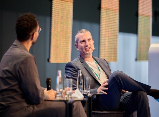 Markus Väth auf der Main Stage der NWE